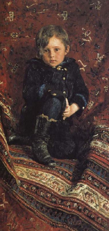 Ilia Efimovich Repin Painter s son Sweden oil painting art